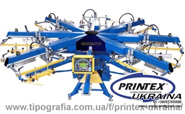 MINIMATIC Автоматический трафаретный станок карусельного типа для печати по текстилю &mdash; Printex Ukraina